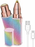 Riyuzone Electric Painless Eyebrow Trimmer /Razor Shaver (Rose Gold)