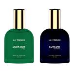 LA' FRENCH Look Out & Consent Perfume Combo For Men & Women -30ml + 30ml | Premium Luxury Long Lasting Fragrance Spray | Eau De Parfum | Ideal For Men & Women | Perfume For Men & Women | Pack Of 2
