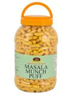 Food Essential Masala Munch Puff (Plant-Based Vegan Snack, Party Pack) 325 gm. (Pack of 1)