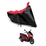 KEDIT New Honda PCX 125 Universal Motorcycle Bike/Scooty Two Wheeler Safety Full Body Cover Honda PCX 125 Red Black Colour KK-354