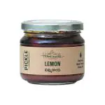 Nature's Trunk - Lemon Pickle (Lime Pickle) | Nimbu Ka Achar with Anti-Oxidants and Nutrients | Pure and Healthy with No added Preservatives | Traditional & Homemade Lemon Pickle (Nimmakaya Pachadi)- 300G