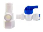 AQUAOCEAN Water Purifier Plastic Inlet Valve/Connector with Coupling for All Domestic RO Water Purifiers 3/8 Size All Kinds of Water Filters For Home And Kitchen(1 pic)