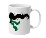 Mooch Wale Confession Of A Shopaholic Green Scarf Ceramic Mug