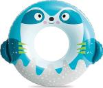 KidsZeeNie Sloth Cute Animal Themed Inflatable Swimming Ring for Kids Summer Fun|Anti Flip Swimming Ring Tube for Kids 3 to 6 Boys,Girls| Circle Float Swim Tube for Pool Party, Lake, Beach (36IN)