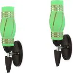 Afast Decorative Wall Lamp Light Glass Wall Light Green - Pack of 2, KT12####Home decore####Wall Lamp###Lamp cover