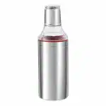 Kraft Stainless Steel Cooking Oil Dispenser with Nozzle, Dust & Leak Proof, 750 mL, BPA Free, Oil and Vinegar Bottle Pourer, Easy to clean, 2 Years Warranty, Mirror Finish - Silver