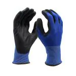 Robustt Nylon Nitrile Coated Industrial Safety Hand Gloves(Pack of 10) Anti-Cut | Cut Resistant | Heat Resistant | Industrial Use | for Finger and Hand Protection.