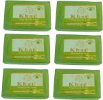 Khadi Herbal Kwera Bath Soap, 125 Gm Each (Pack Of 6)