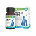 Vi Prime Health and Beauty Heart Health Cardiac Care Vegetarian 60 Capsules for Elder Aged Men and Women Good Blood Circulation & Reduce Blood Pressure & Cholesterol Level Dietary Supplements-500mg