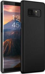 MOZETTE Back Cover for Samsung Galaxy Note 8 (Black, Dual Protection, Silicon, Pack of 1)