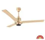 Orient Electric EcoTech Supreme 1200 mm BLDC Motor (3 Years Warranty) 5 Star 3 Blade Ceiling Fan Regulator (Topaz Gold, Pack of 1)