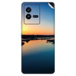 GADGETSWRAP Printed Vinyl Skin Sticker for Vivo iQoo 9T - Sea Sunset Shore Birds