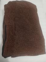 Cozy Comfort Folding Sofa Cum Bed Cover for Home & Living Room | Jute Fabric I Sofa Bed Cover Only | Sofa Not Included | (Brown, 3 * 6 Feet)