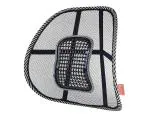 WolkomHome backrest for Chair/Back Lumbar Support Chair Car Seat Cushion Mesh Universal Back Rest for Relieve Pain Black 1Pc