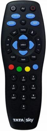 Xpecial Remote Controller for Tata Sky DVB-T Boxes (Black)