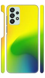 YAPZONE Beautiful Simple/Plain Yellow and Green Gradient | Designer Printed Hard Back Cover for Samsung Galaxy A52s 5G Premium & Attractive Case for Your Smartphone