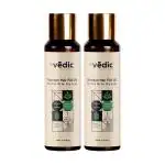 Vedic Customised Ayurvedic Hair Fall Oil | Vedix Shvedan Hair Fall Oil | For Dry Scalp | With Castor + Sesame + Olive | For Reducing Hair Fall | For Hair Growth | -200ml
