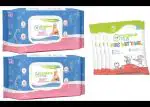 Hygiene Plus Baby Moisturizing Soft Cleansing Wet Wipes (144-Wipes)With 5 Kids Bathing Wet Towel