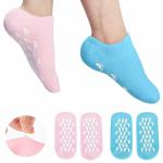 OXILY Men's and Women's Spa Gel Socks Combo Silicone Gel Heel Socks with Spa botanical Gel pad Spa Essential Moisturizing Gel Socks Spa Gel Heel Socks - Multicolor