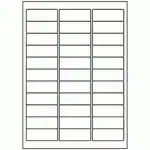 Crazy Sutra A4 Size Paper Matte Labels Sticker for Laser, Inkjet & Copiers (33 Label in 1 Sheets) 10 Sheets