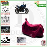 DUFFEL-Presented Bike/Motorcycle Body Cover Used For Bajaj Dominar 400 BS6 Cover Water Resistance Dustproof UV Protection Indor Outdor And Parking Comfortable With All Varients Full Body Protection (Maroon)
