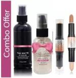 Toroka Women Makeup Kit Combo (Spray, Primer, Highlighter)