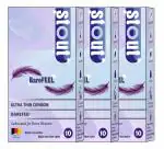 Stout Ultra Thin Highest Grade Latex BareFeel Condoms for Men - 10 Count | Pack of 3