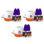 DND Flash Mosquito Repellent Refill | Liquid Vaporiser | 3x Turbo Power | Combo 2 Refills & 1 Machine | Pack of 3