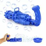 Trade Globe 8-Hole, Rocket Launcher Electric Bubble Machine Gun for Toddlers Toys, New Gatling Bubble Machin Toddlers Toys Automatic Bubble Blower Machine Portable, Outdoor & Indoor Toys for Boys and Girls I Bubble Gun for Kids