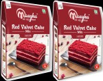 Maayka Premium Cake Mix (Red Velvet - Pack of 2)
