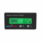 amiciSense 8-70V Battery Capacity Indicator for Lead Acid Battery,Check Battery Voltage and Charge Percentage of E-Rickshaw & E-Bikes, Green