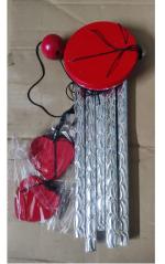 Ngt Online 5 Pipe 6 Red Heart Wind Chimes Model BTS-14