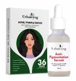 Urban yog Hydrocolloid and Natural Acne Pimple Patch for Absorb Pus and Other Natural Fluids (pack of 2)