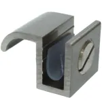 RISEOM Knob for Frameless Glass Cabinet Door Made of Brass (SS, 2)