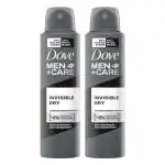 Dove Men Care Invisible Dry Spray Antiperspirant Deodorant, 250 Ml (Pack Of 2)