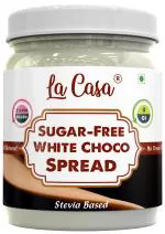 La Casa Sugar-Free White Chocolate Spread | Stevia Based | Product of India | 350g |