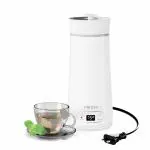 XECH Newly Launched Electric Kettle for Hot Water Portable Travel Kettles Temperature Control Display Heating 400 ml Capacity Stainless Steel Silicone (Hydroboil Digital)