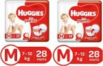 Huggies Dry Pants Baby Diapers Medium 28 Pieces.