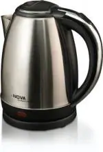 Nova NKT-2760, 1500W, 1.8L Electric Kettle, Silver & Black