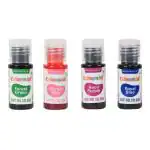 Colourmist Soft Gel Concentrated Food Color Assorted 20g each, Pack of 4 Colours (Forest Green,Vibrant Pink,Neon Purple,Royal Blue), Edible Gel Colour For Fondant, Dessert, Baking