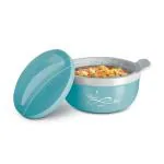 Milton Crave 2500 Insulated Inner Stainless Steel Casserole, 2150 ml, Blue | PU Insulated | BPA Free | Odour Proof | Food Grade | Easy to Carry | Easy to Store | Ideal For Chapatti | Roti | Curd Maker