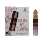 Al-Nuaim Oud Al Layl Attar Roll On - 6ML | Unisex Attar | Exquisite Alcohol-Free Aromatic Fragrance Oil