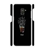 Yapzone Samsung Galaxy A8 Plus Case and Covers | Printed Designer Hard Polycarbonate Mobile Back Cases & Covers for Samsung Galaxy A8 Plus | Tea Lovers- Fuel Text