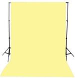 Cam Cart Photography Studio Backdrop for Event Shoot and Vedio Recording (8 X 10.5 ft , Lemon)