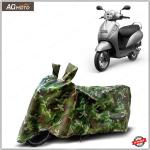 AG MOTO Suzuki Access 125 Scooty Cover Water Resistant Dust Proof Protection in All Weather Green Jungle