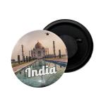 Dhcrafts Multicolor Metal India D1 Printed Fridge Magnet, 5.8 Cm
