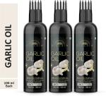 Desi Crew Garlic Oil for Non Sticky Hair 100 ml (pack of 3)