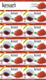 Kesari Natural Pure Saffron Combo Pack for Health, Beauty and Cooking (All-Red, 50 mg X 10 Nos)