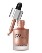 KA CAYLA face and body liquid highlighter pitch brown glittery and dashing look