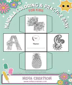 NEHA CREATION: Colouring books for Kids and Adults | Practice book | Relaxing, Healing and Meditative